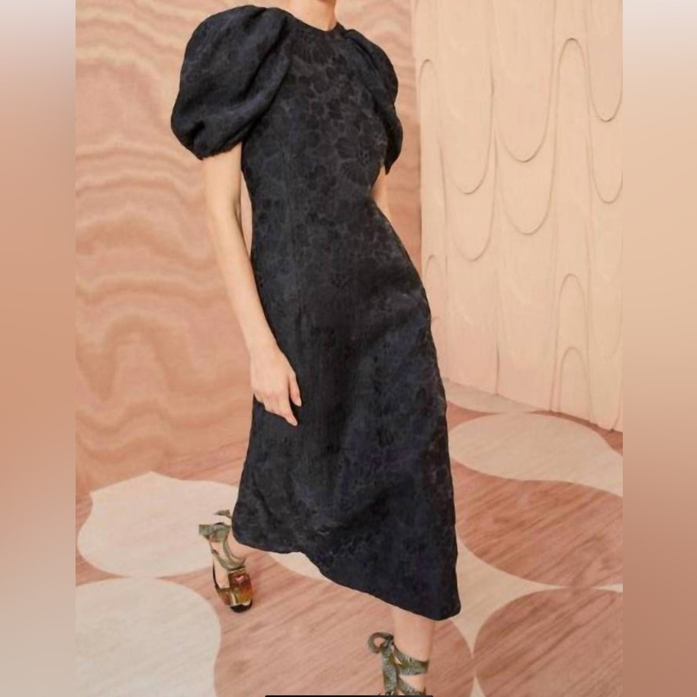 ULLA JOHNSON amandine dress in noir Sz 6